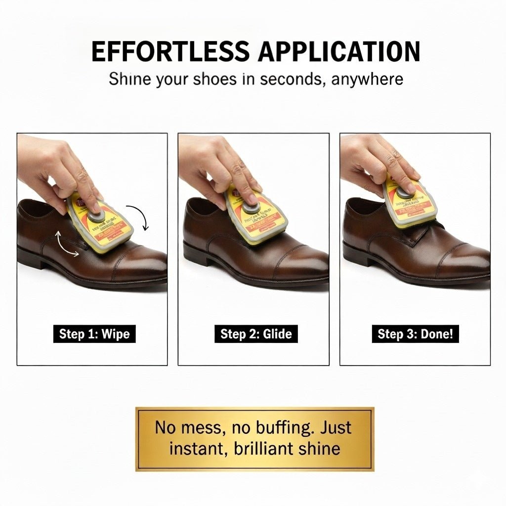 Zora Instant Shine Sponge - (Pack of 3) - Zora Shoe Care