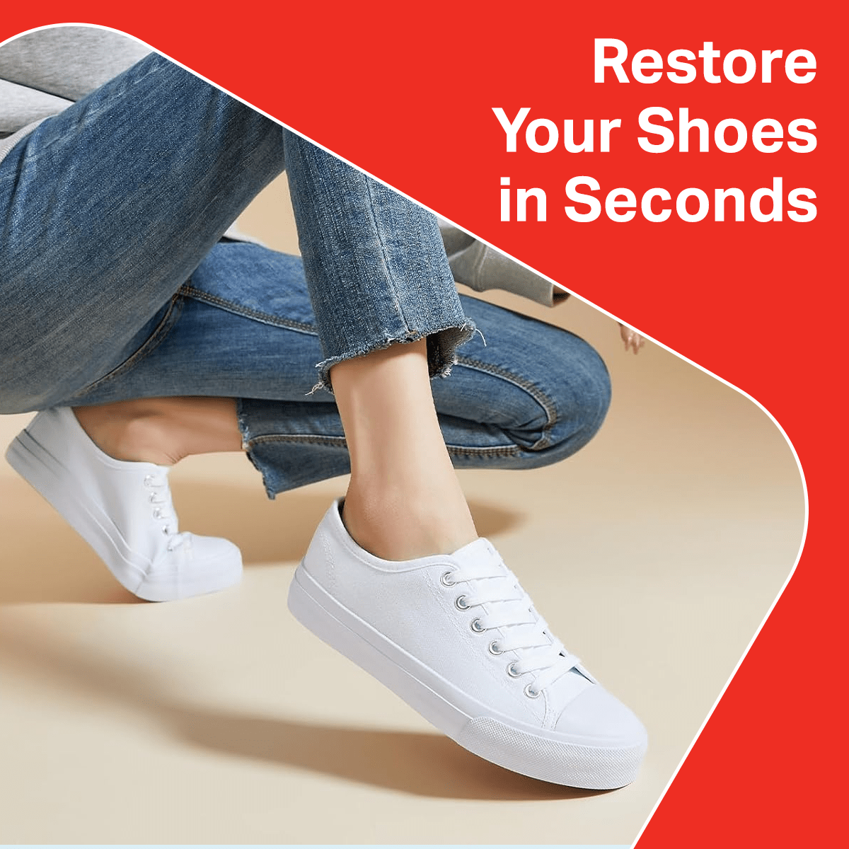 Zora Canvas Shoe Whitener Polish (Pack of 2) - Zora Shoe Care