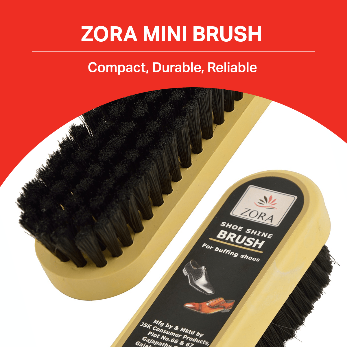 Zora Mini Brush | Dual Combo - (Pack of 2) - Zora Shoe Care