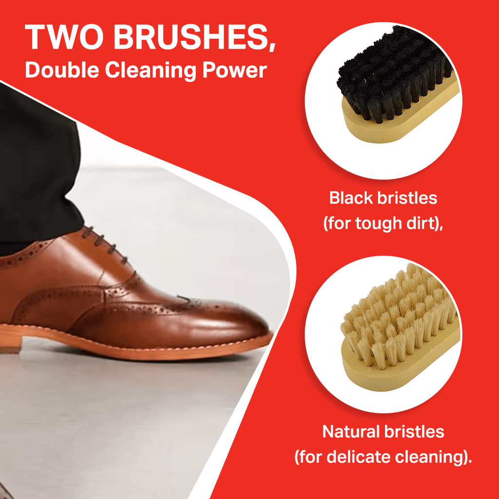 Zora Mini Brush | Dual Combo - (Pack of 2) - Zora Shoe Care