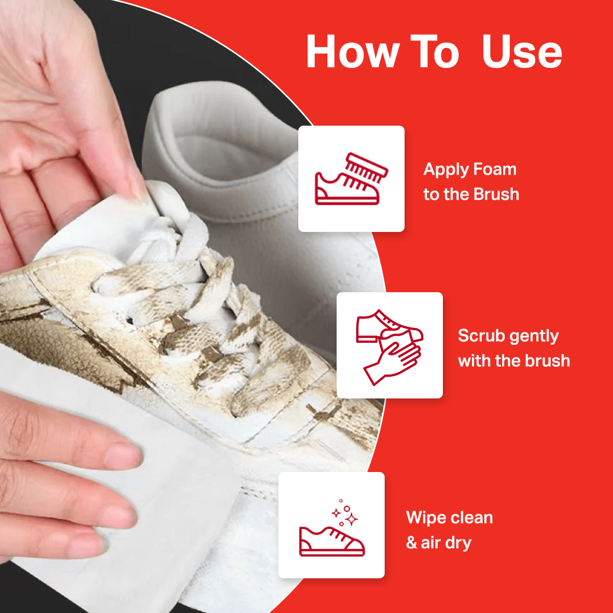 Zora Sneaker & Sports Shoe Foam Kit - Zora Shoe Care