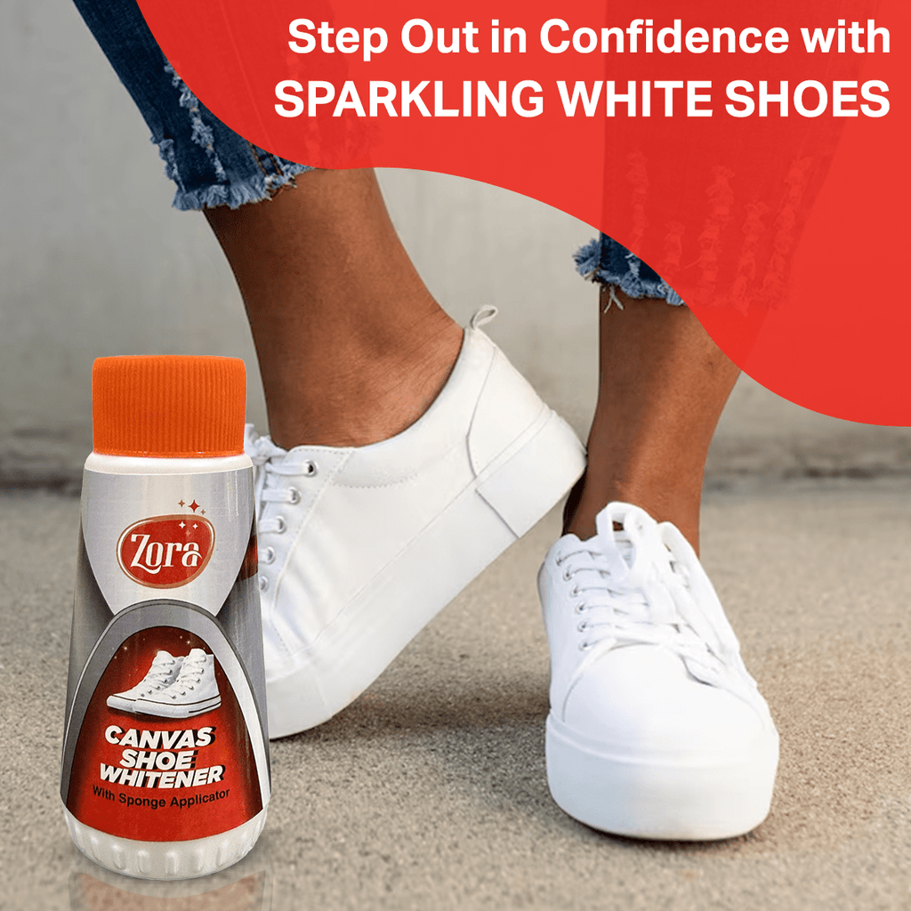 Zora Canvas Shoe Whitener Polish (Pack of 2) - Zora Shoe Care