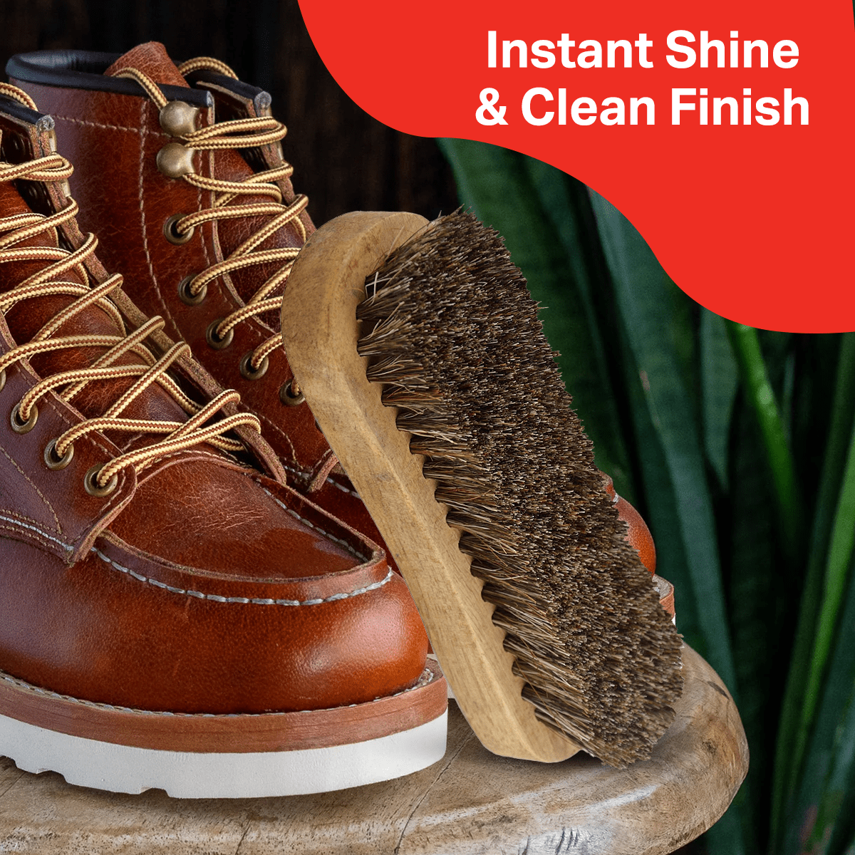 Zora Premium Horse Hair Brush - Zora Shoe Care