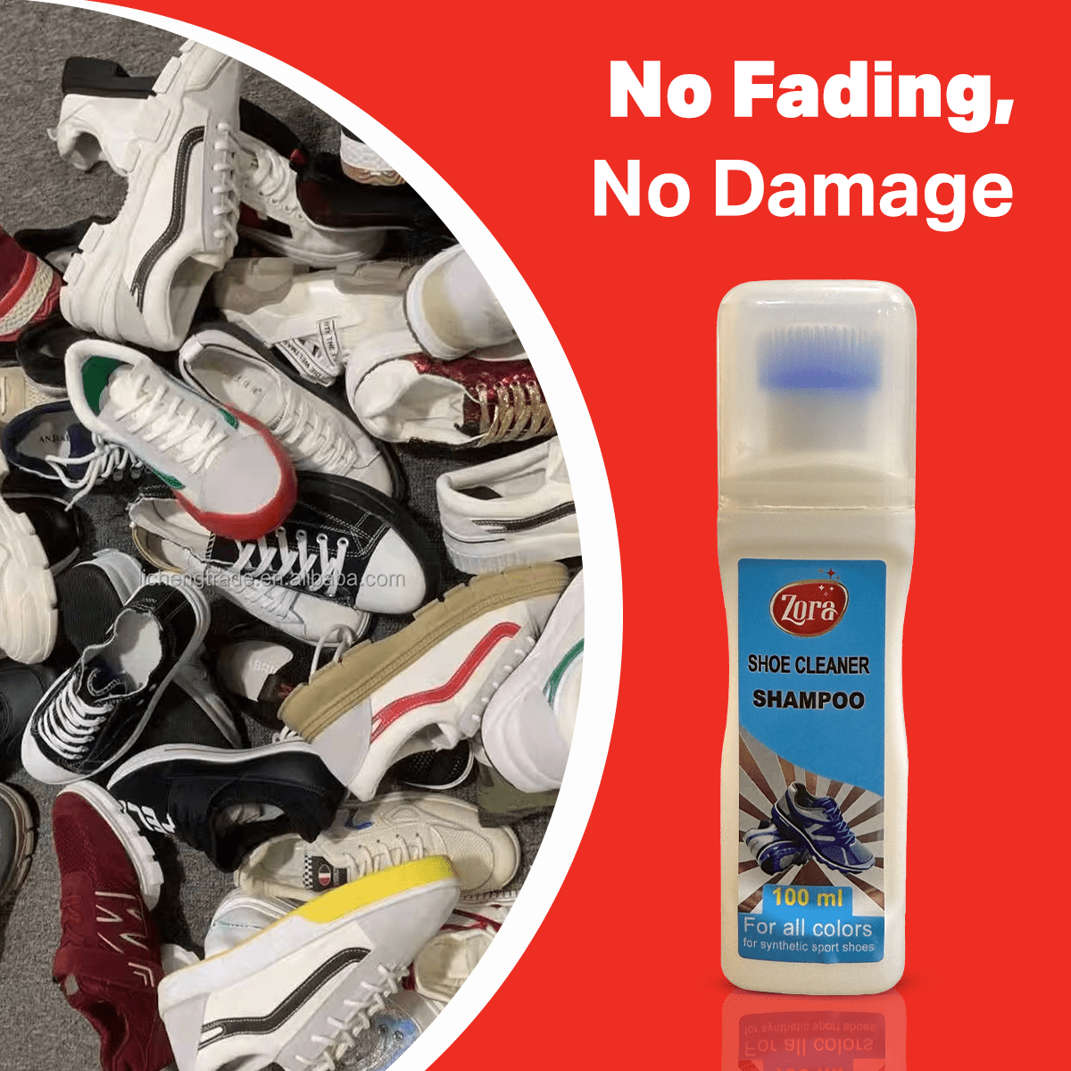 Zora Multicolour Shoe Shampoo - (Pack of 2) - Zora Shoe Care