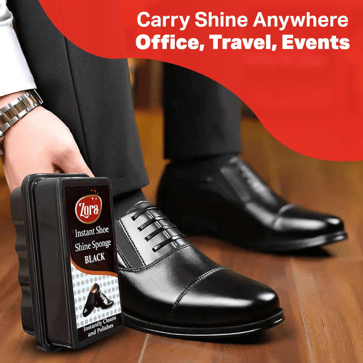 Zora Instant Shoe Shiner (Pack of 3) - Zora Shoe Care