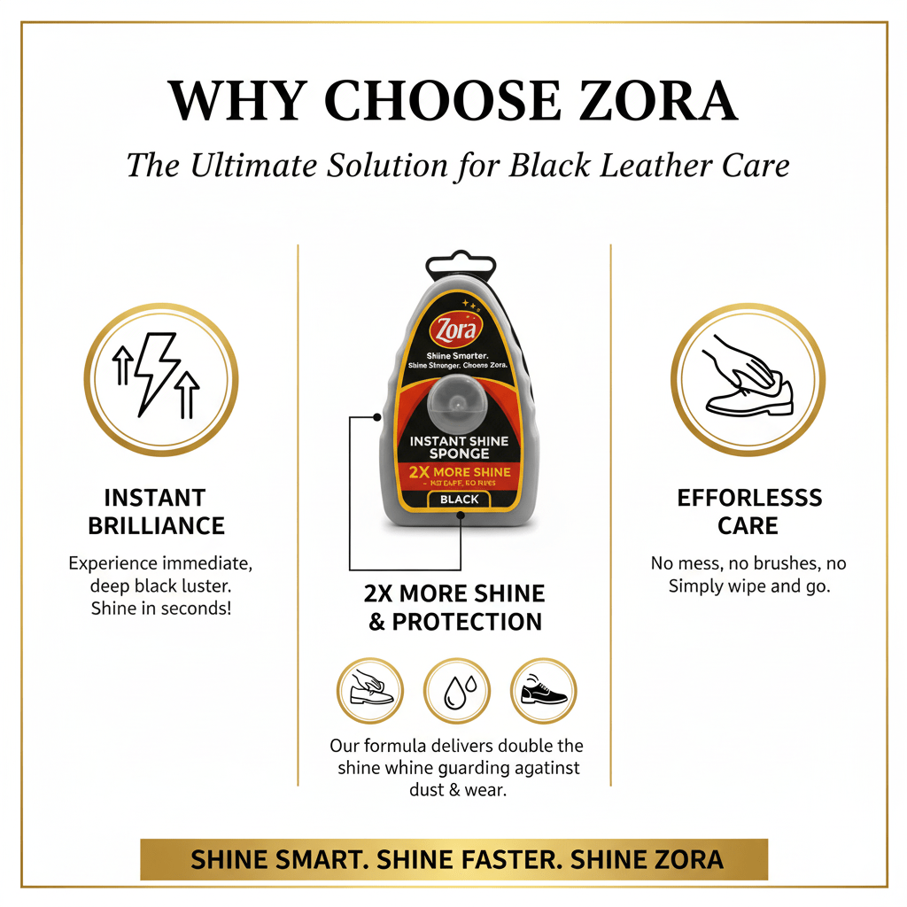 Zora Instant Shine Sponge - (Pack of 3) - Zora Shoe Care