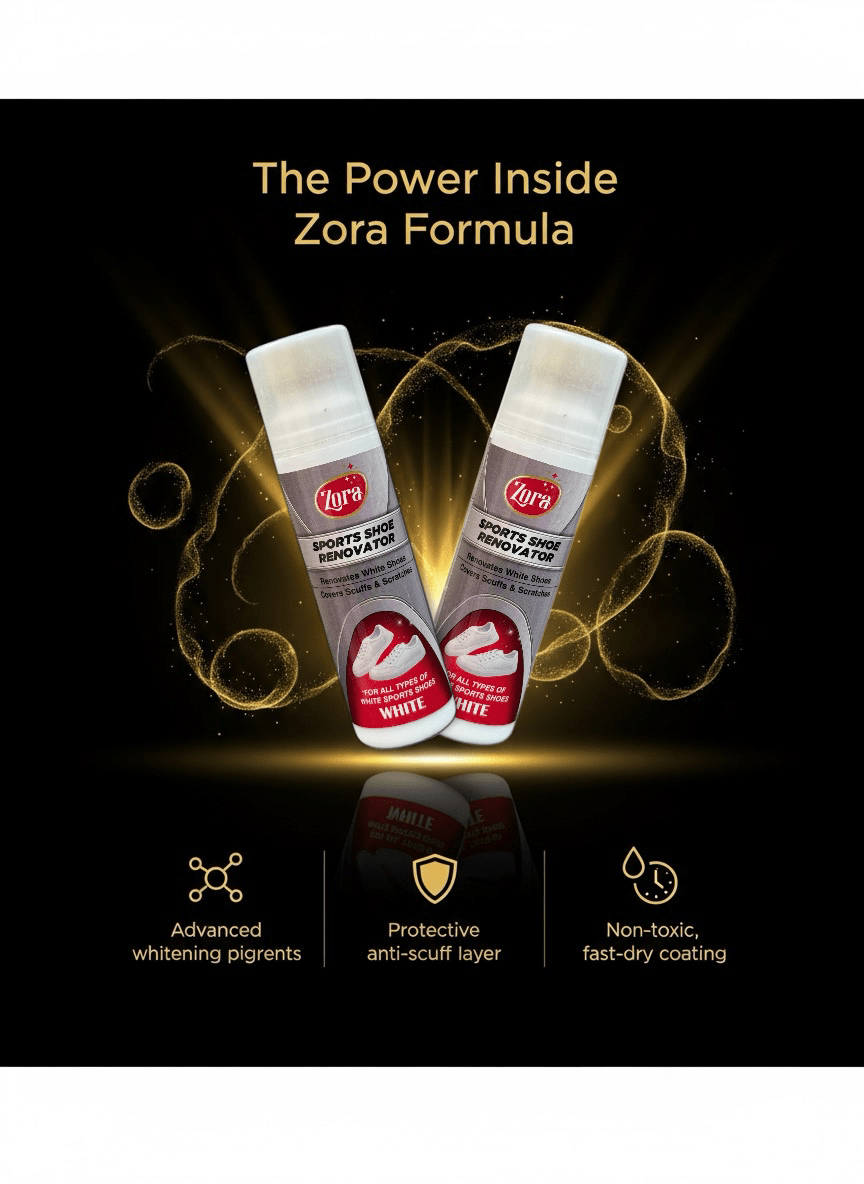 Zora White Sports & Sneaker Renovator - (Pack of 2) - Zora Shoe Care