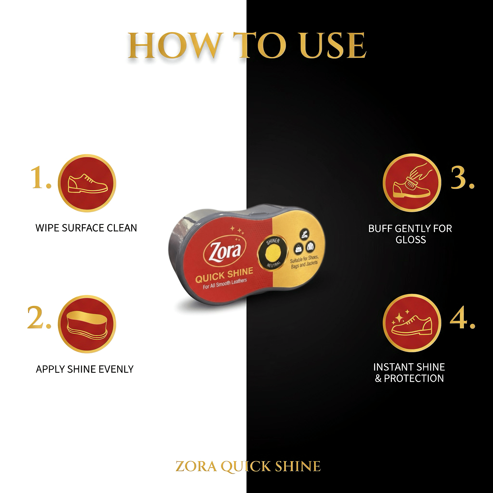 Zora Premium Shoe Shiner (Pack of 3) - Zora Shoe Care