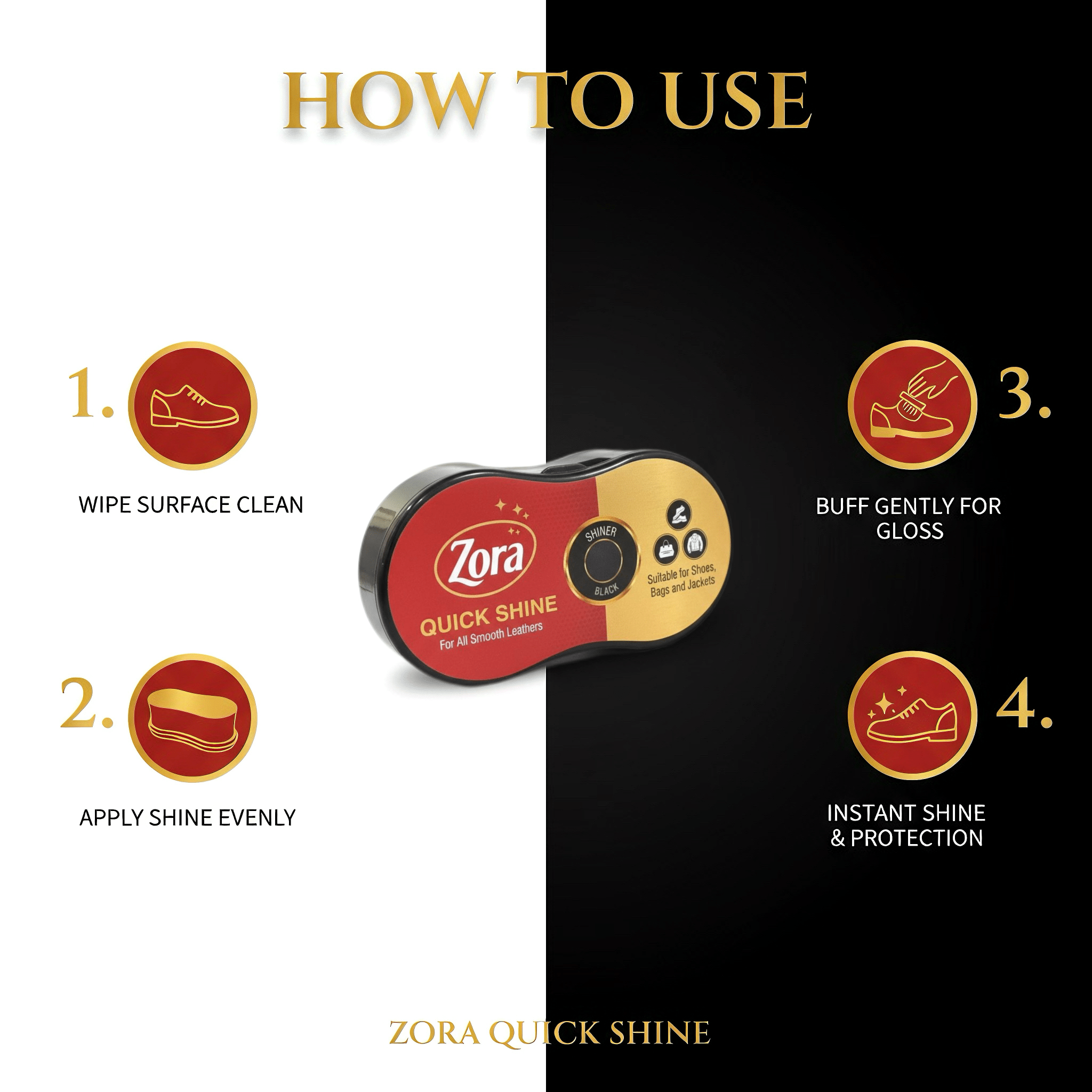 Zora Premium Shoe Shiner (Pack of 3) - Zora Shoe Care