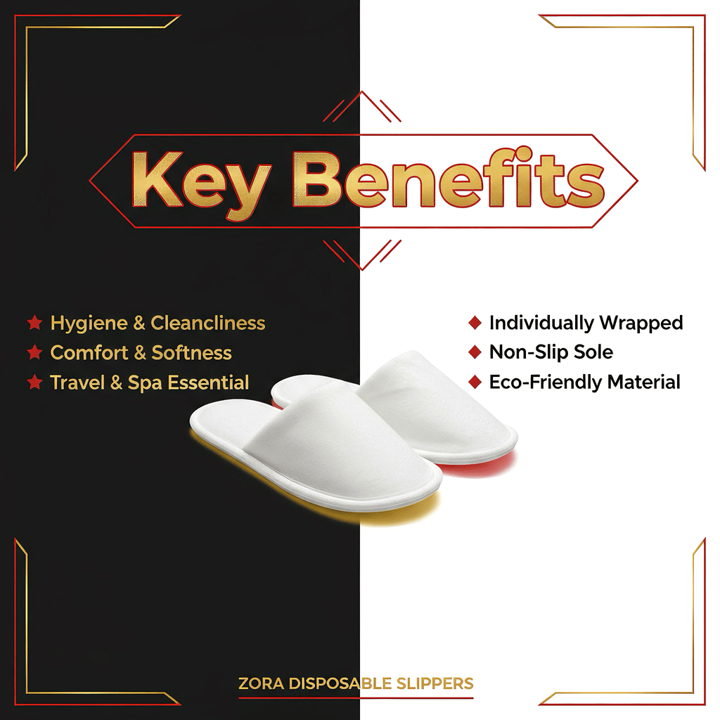 Zora Disposable Slippers - (Pack of 10) - Zora Shoe Care