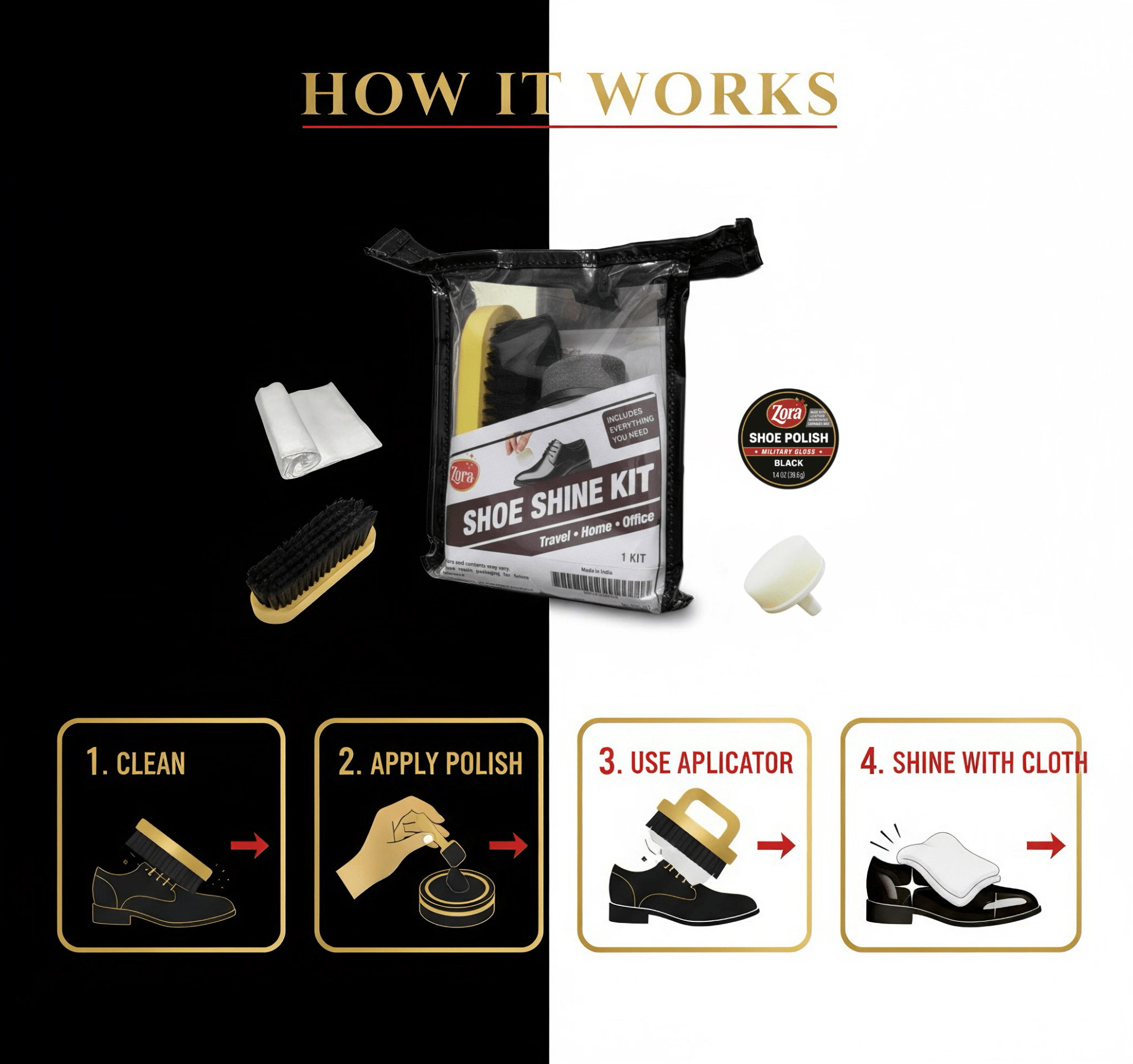 Zora Shoe Shine Kit - Zora Shoe Care