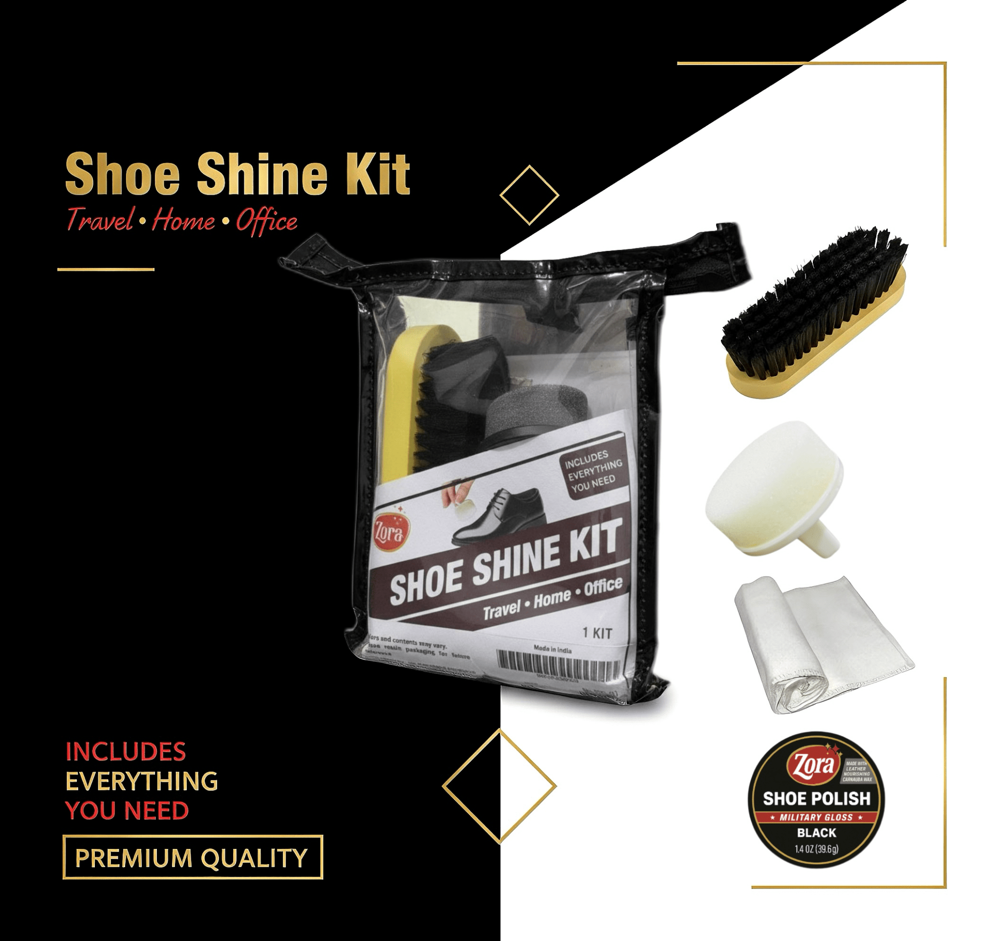 Zora Shoe Shine Kit - Zora Shoe Care